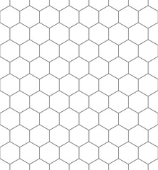 Vector seamless cubic hexagon pattern. Abstract geometric low poly background. Stylish grid texture.