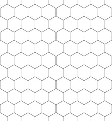 Vector seamless cubic hexagon pattern. Abstract geometric low poly background. Stylish grid texture.