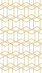 Vector seamless rhombus pattern. Abstract geometric background. Stylish fractal texture.