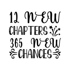 12 new chapters 365  new chances