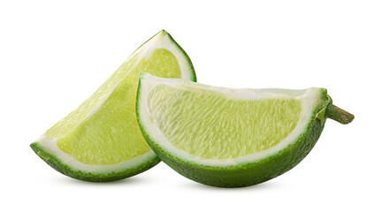 Fresh lime two slice