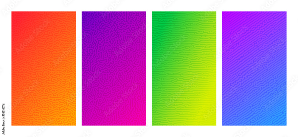 Poster turing reaction colorful background