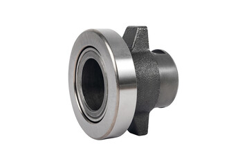 Car clutch release bearing isolated on the white background. Auto parts. Spare parts for car.