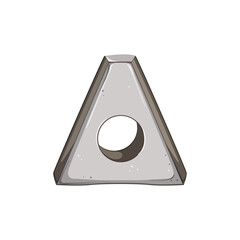 kitten cat tree cartoon. kitten cat tree sign. isolated symbol vector illustration