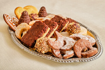 Czech Christmas sweets collection