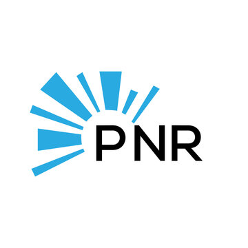 PNR letter logo. PNR blue image on white background and black letter. PNR technology  Monogram logo design for entrepreneur and business. PNR best icon.
