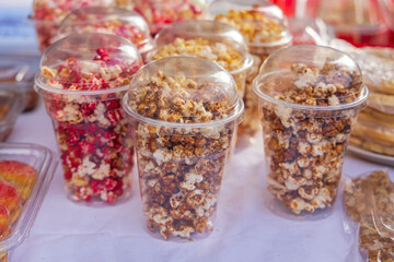 Flavored Popcorn Cup