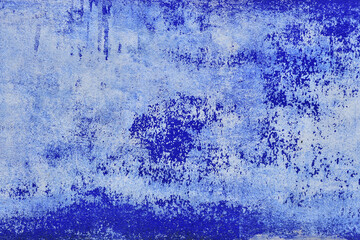 Old wall texture pattern blue paint