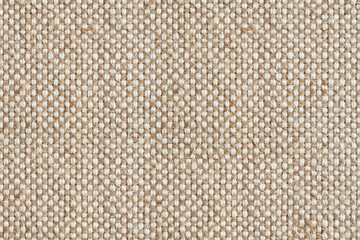 Background - beige rough tarpaulin cloth. Horizontal photo. Closeup. Macro