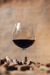 glass of red wine