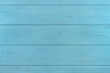 Fototapeta na wymiar Azure painted wooden boards assembled as background