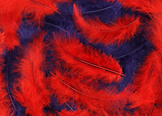 Background - small red and blue plumes situated irregularly