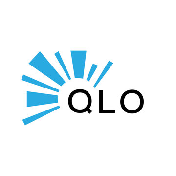 QLO letter logo. QLO blue image on white background and black letter. QLO technology  Monogram logo design for entrepreneur and business. QLO best icon.

