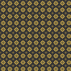 Seamless pattern with geometric a black background. Vector illustration