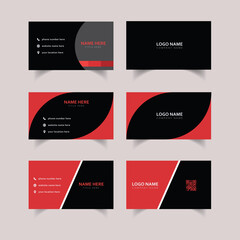 Creative and professional business card design.Business card vector template illustration design, advertisement, presentation, Modern simple business card template, Flat design. 