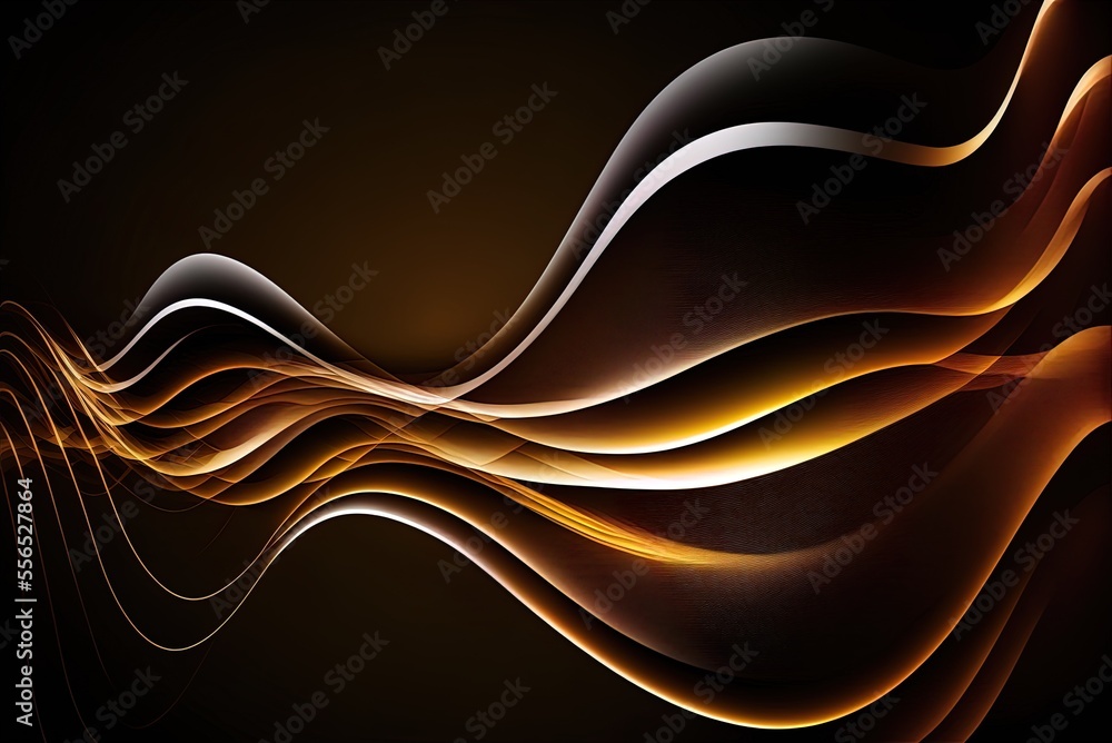 Poster use this image of an abstract background made out of light waves as the backdrop for a banner, wallp