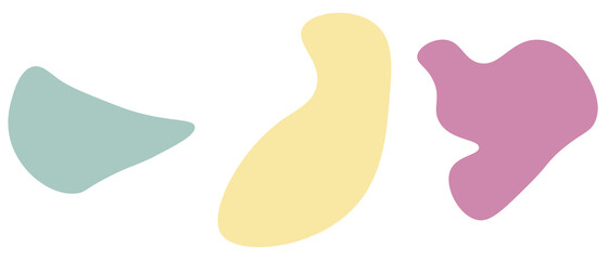 Abstract pastel shape background. Vector illustration.	