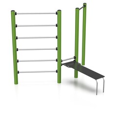 Workout equipment for push-ups and pull-ups