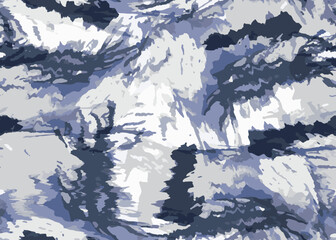 Full seamless gray camouflage skin pattern vector. Winter camo texture design for textile fabric printing and wallpaper.