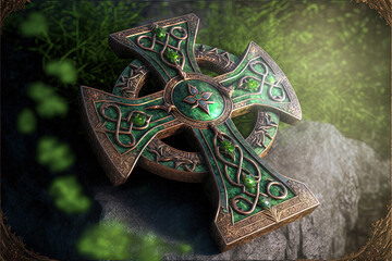 Celtic cross art