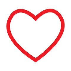 Heart icon, valentine day, vector
