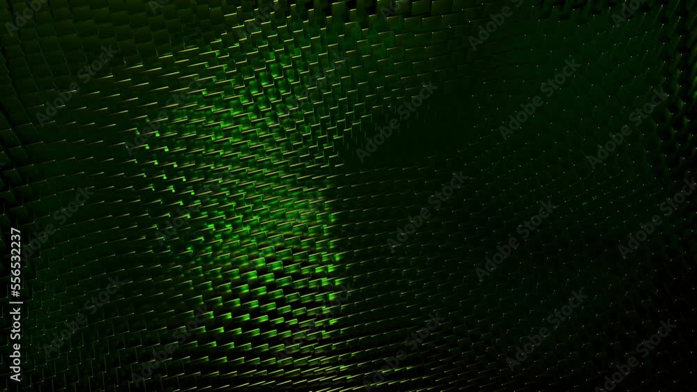Poster digital wave background. design. waving technological surface formed by material of tiny particles.