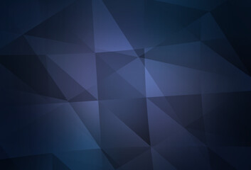 Dark Purple vector abstract polygonal background.