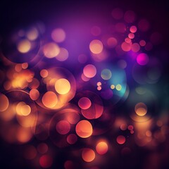 Abstract bokeh background. Generative AI