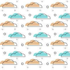 Clouds pattern  