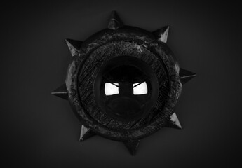 witch sign and magic ball 