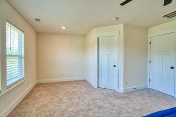 Master bedroom With bed in Townhome