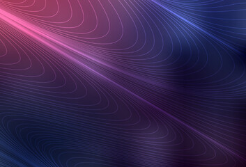 Dark Purple vector pattern with sharp lines.