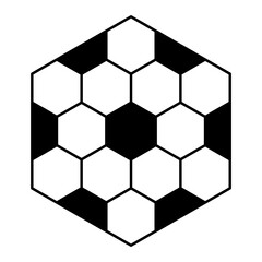 Abstract hexagonal ball