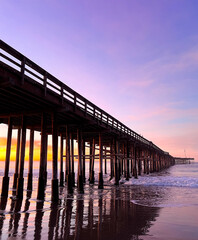 Sunrise at Ventura Beach Pier 