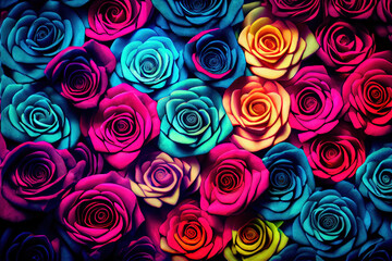 Beautiful bed of Roses!
