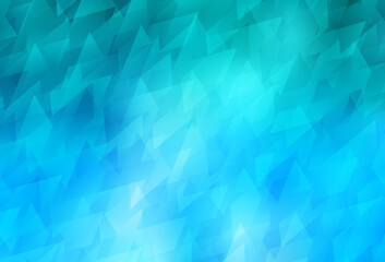 Obraz premium Light BLUE vector pattern in square style.