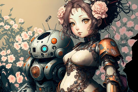 Anime girl with robot body 5 by VeesyrsFantasy-AI on DeviantArt