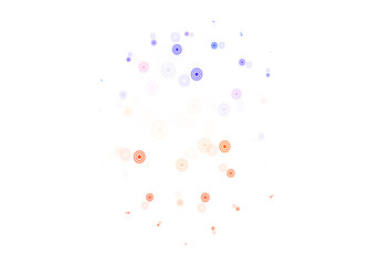 Light Blue, Red vector backdrop with dots.