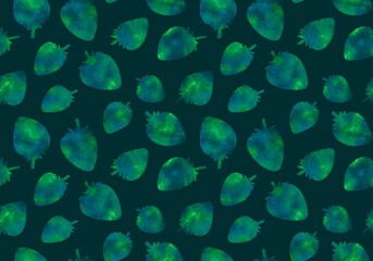 Cartoon summer fruit seamless strawberry pattern for wrapping paper and kids clothes print and fabrics