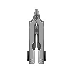 steel knife tool cartoon. steel knife tool sign. isolated symbol vector illustration