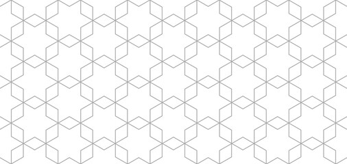 Vector seamless hexagon pattern. Abstract geometric low poly background. Stylish fractal texture.