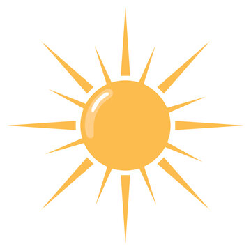 sun flat icon