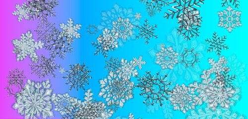Pattern christmas winter snow