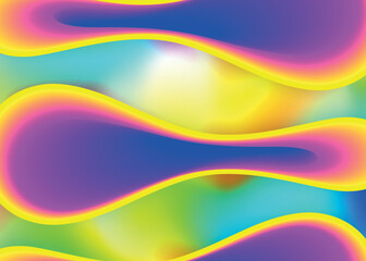 Obraz premium Fluid dynamic background with liquid shapes and elements.