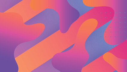 Futuristic Shape. Rainbow Element. Pink Memphis Poster. Cool Landing Page. Creative Backdrop. Flat Gradient Banner. Plastic Frame. Abstract Layout. Lilac Futuristic Shape