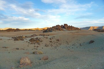 Teide desert volcano landscape view