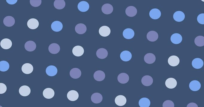 abstract background animation of blue gradation dot circle pattern