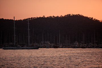Obraz premium sunset on the beach