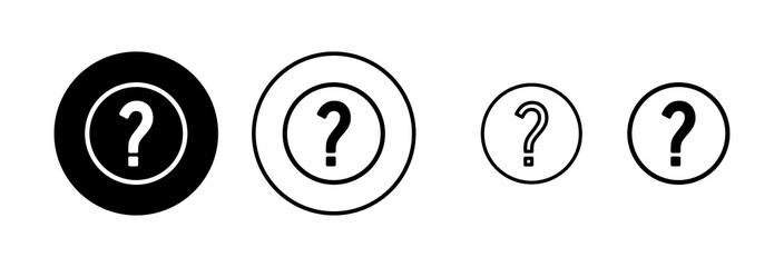 Question icon vector illustration. question mark sign and symbol