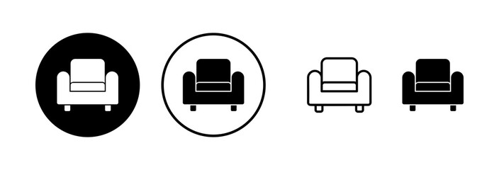 Sofa icon vector illustration. sofa sign and symbol. furniture icon